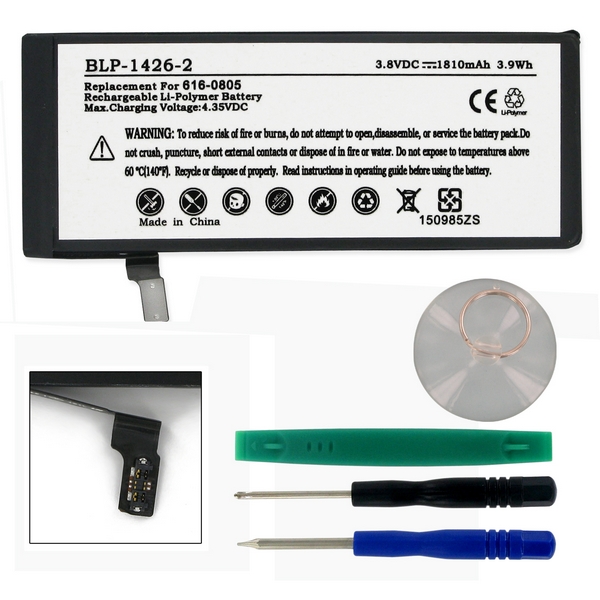 Apple  616-0805 Cellular Battery APPLE IPHONE 6 3.8V 1810mAh LI-POL BATTERY W/ TOOLS (T)